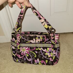 Vera Bradley Purple Punch Retired Shoulder Bag Purse